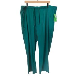 NWT HH Works Healing Hands Rebecca Scrub Pants 2X Hunter Green